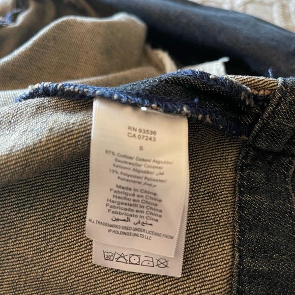 Marc Ecko Denim Jacket Pea Coat Style - Picture 10 of 11